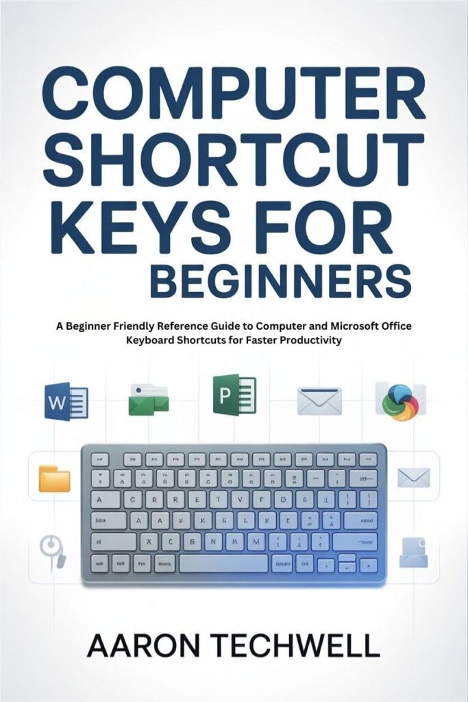 Computer shortcuts keys for beginners : A Beginner Friendly Reference Guide to Computer and Microsoft Office Keyboard Shortcuts for Faster Productivity