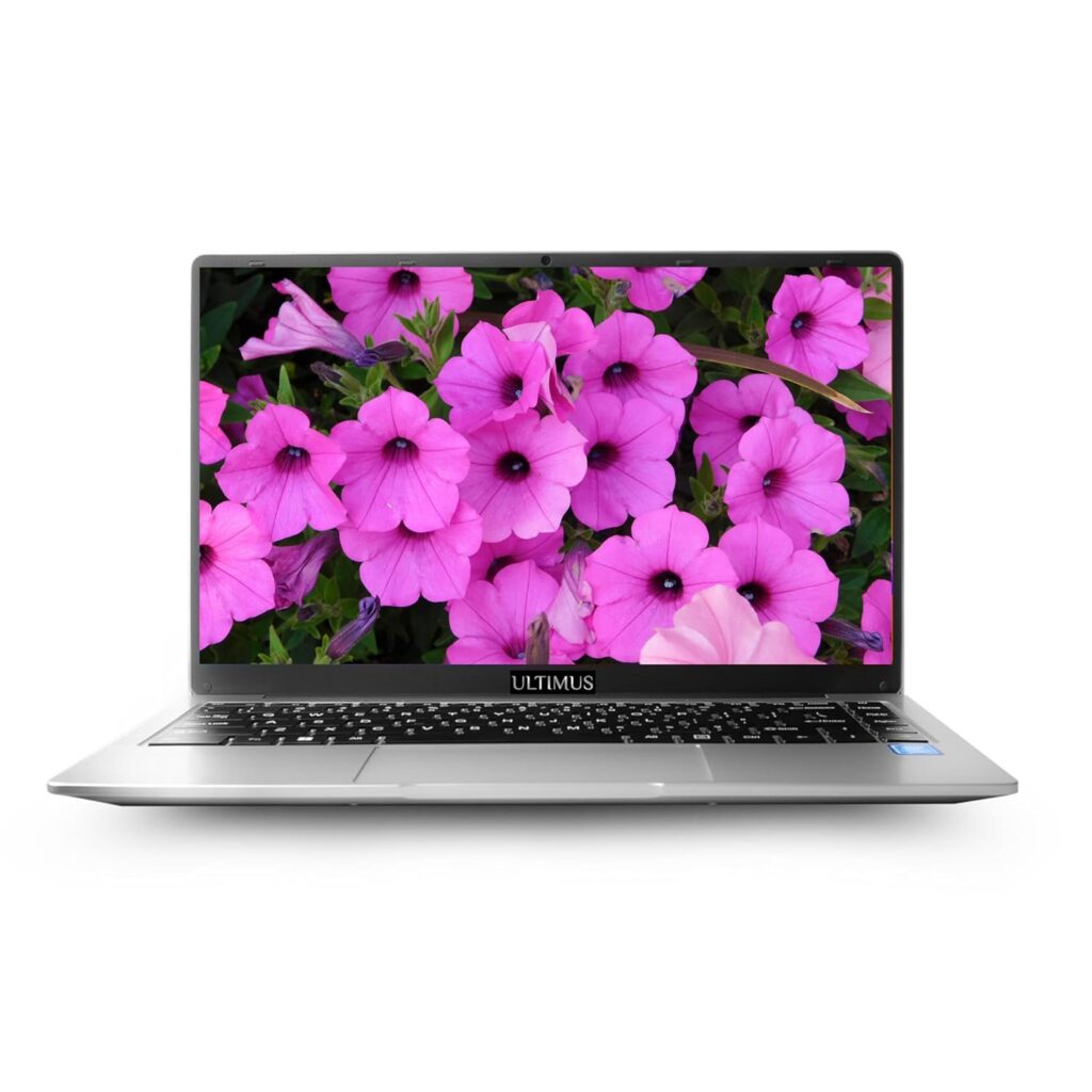 Ultimus Pentium Quad Core Laptop|Student & Office Work Laptop|Dual Storage SSD Expandable~1TB|1.2Kg|180° Hinge|Win 11 Home|8GB RAM 256GB|HDMI SD Card Slot | ‎Dual Speaker|Space Gray