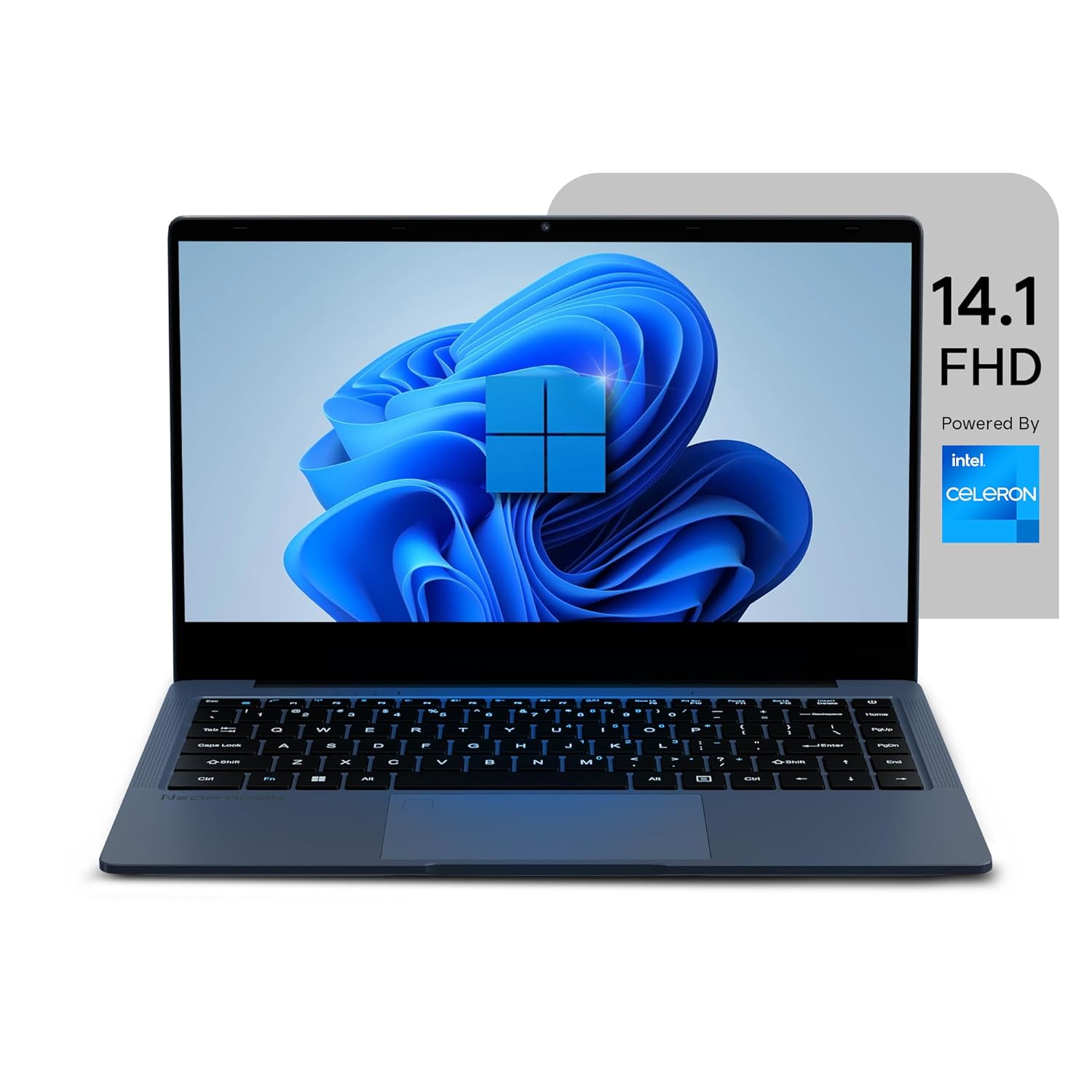 BrowseBook 14.1 FHD IPS Laptop | Best Student & Office Work Laptop | Celeron N4020 | 4GB RAM | 128GB SSD | Windows 11 | 38Wh | 1.3kg | Grey