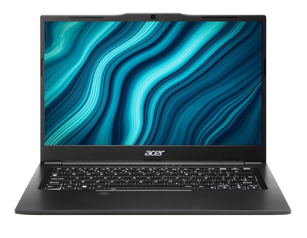 acer TravelLite Thin Laptop AMD Ryzen 5 7430U |16GB RAM, 512GB SSD | 14 Full HD Anti-Glare Display |Privacy Shutter| Windows 11 | Metal Body | 1.34Kg | Black | 3 Year Warranty