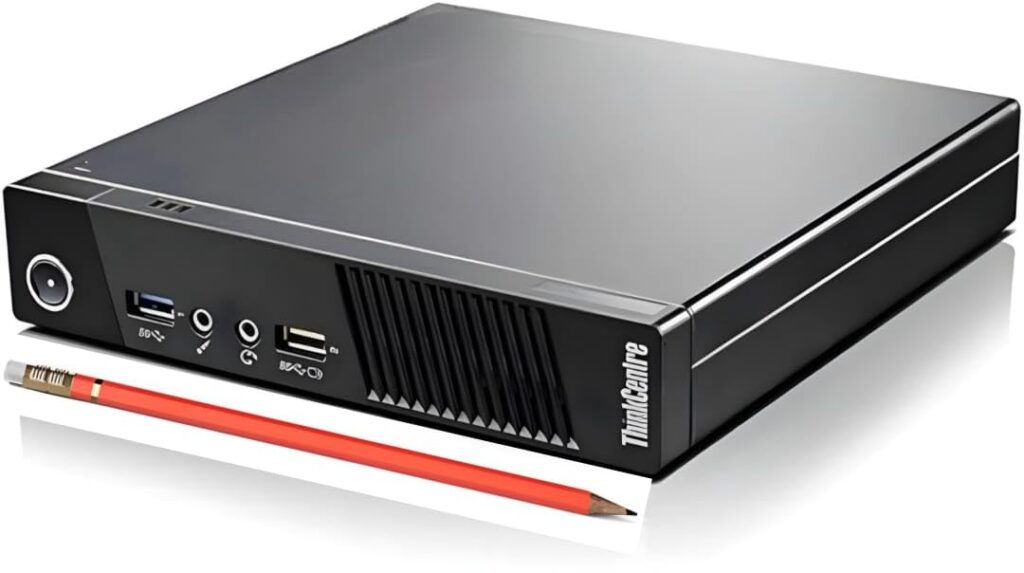 TECHSUPPORT Think Centre M-93 Desktop Tiny Pc (Córe i5-4Th Gᥱn,4Gb Ddr3 Ram,128 Gb Ssd,WiFi,Windows 11 pro,Ms Office,Hd Graphics,USB 3.0,Vga,Dp Port) Tiny Mini pc || 1 Year On-Site Warranty